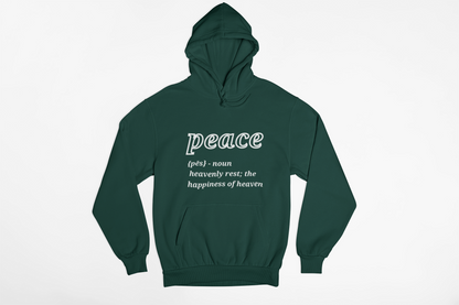 Peace definition Christian hoodie