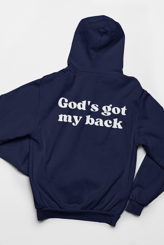 God's Got My Back Christian hoodie
