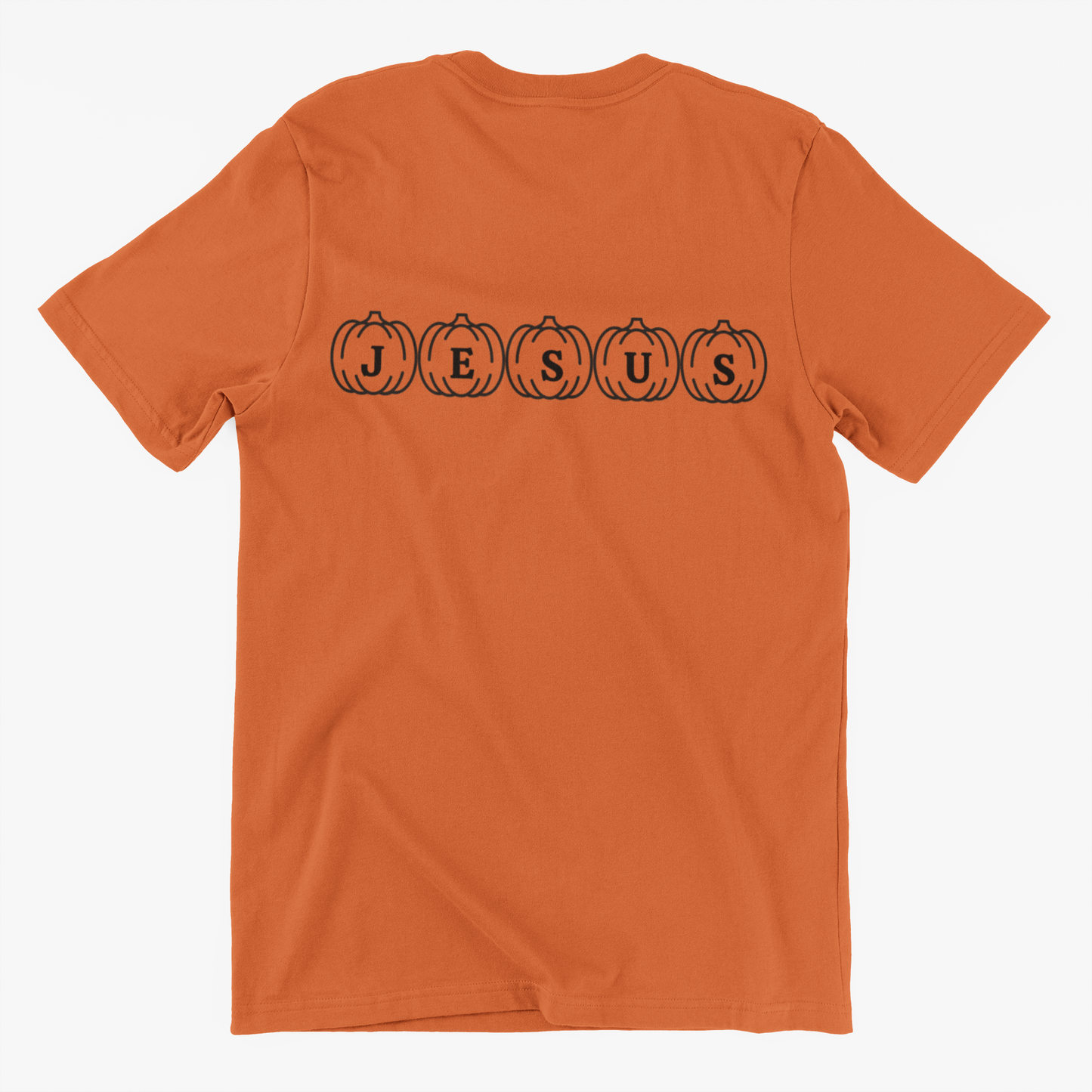 Jesus on pumpkins graphic t-shirt for fall